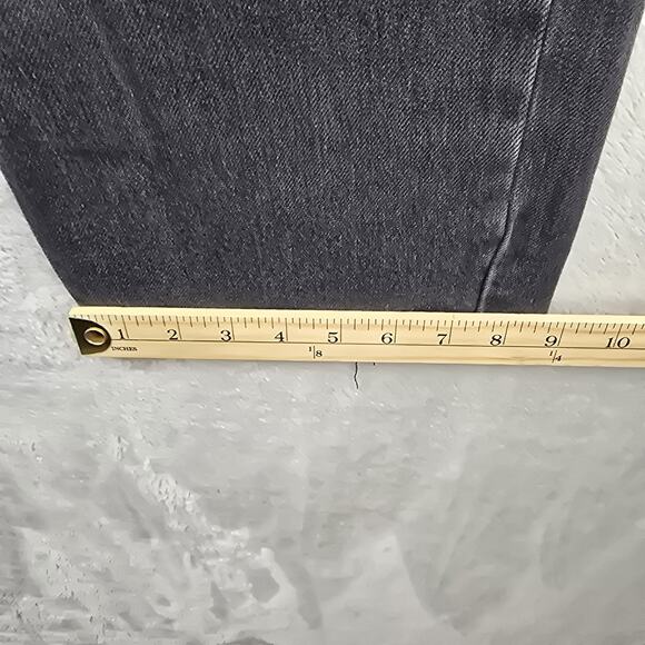 Free People We The Free Pacifica Slim Straight Leg Jeans Sz 32 Black (32x27) NWT - Picture 15 of 16